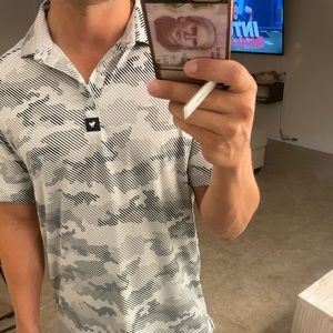 Bad Birdie Camo Polo